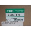 Ckd 1/4In 1Mpa Npt Filter, Regulator And Lubricator Combo C3000-8-W